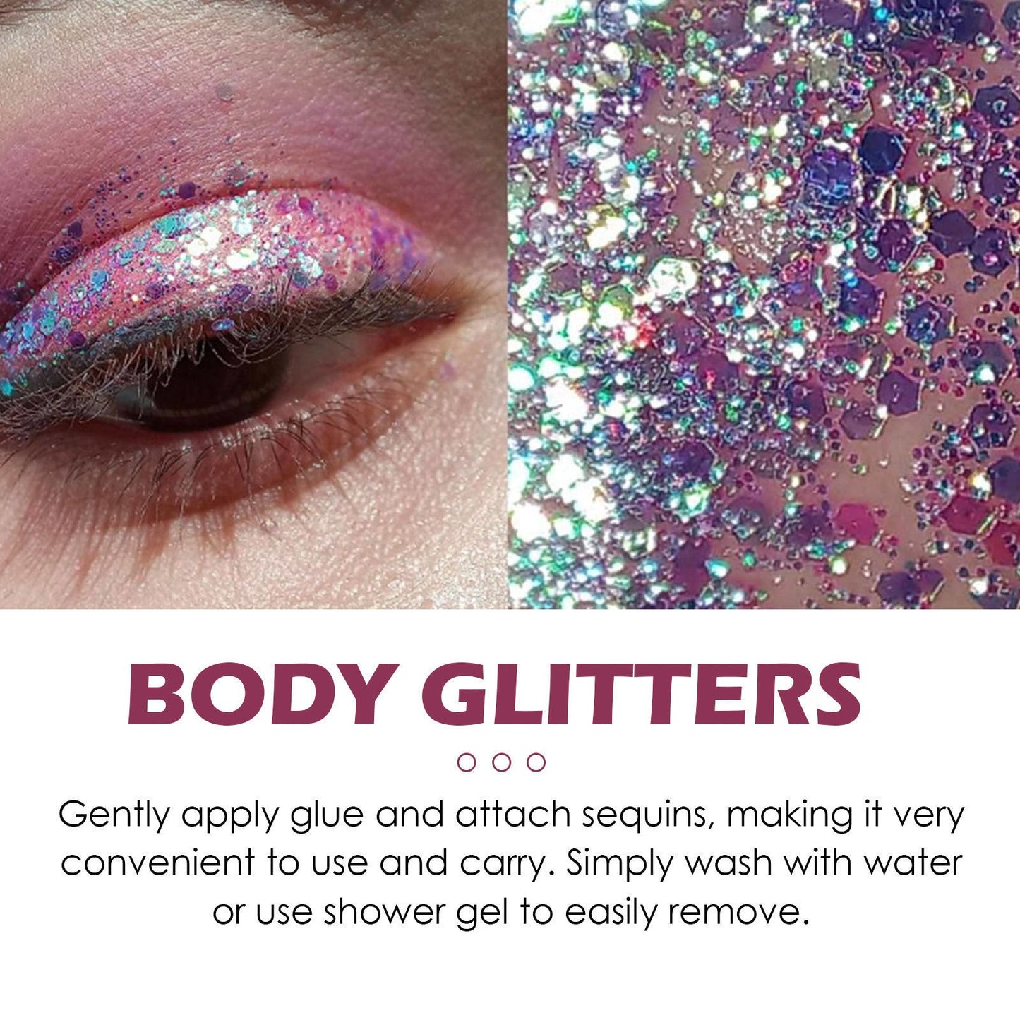 effect on eyes with festival face glitter 50801100 from cuteage