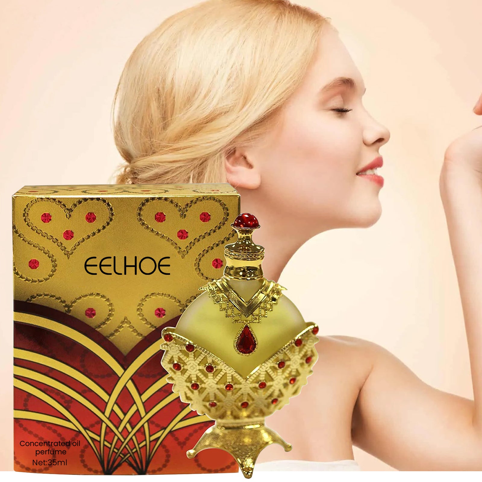 a woman using perfume oil 85000100 from cuteage