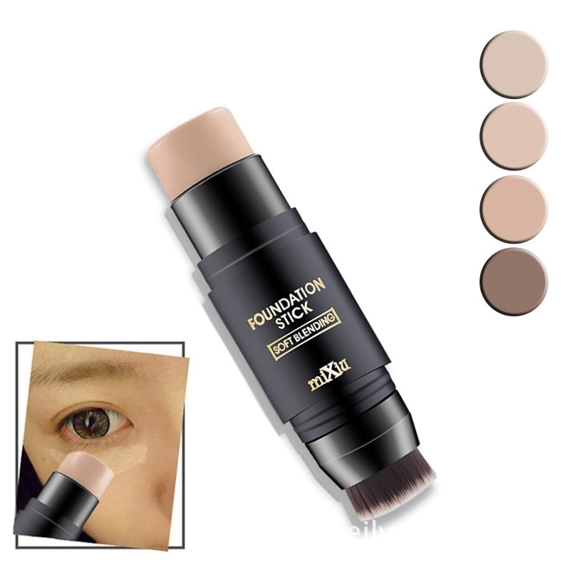 MiXiu Double Skin Fit Foundation Stick with Brush