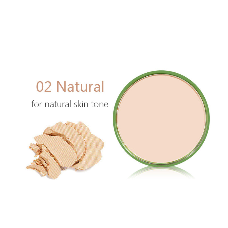 Aloe Vera 99% polvo de contorno calmante e hidratante fino transpirable prensado maquillaje control de aceite hidratante cubierta Natural maquillaje facial
