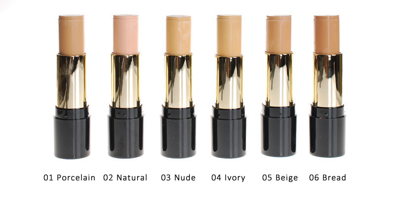 5 color options of foundation stick