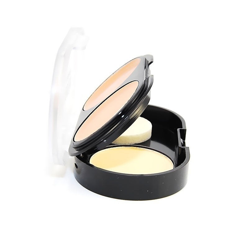Party Queen New Creamy Concealer Kit - Warm Beige Creamy Concealer + Pale Yellow Sheer Finish Pressed Powder