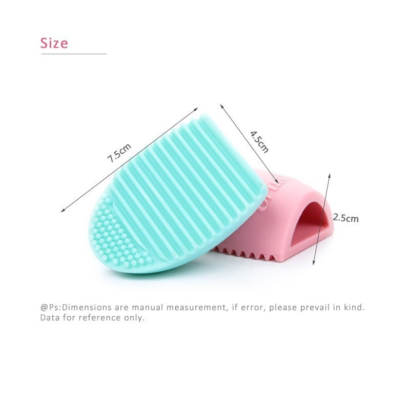 Brushegg Cleaning Makeup Washing Brush Silica Glove Scrubber Board Cosmetic Clean Tools Brush Egg