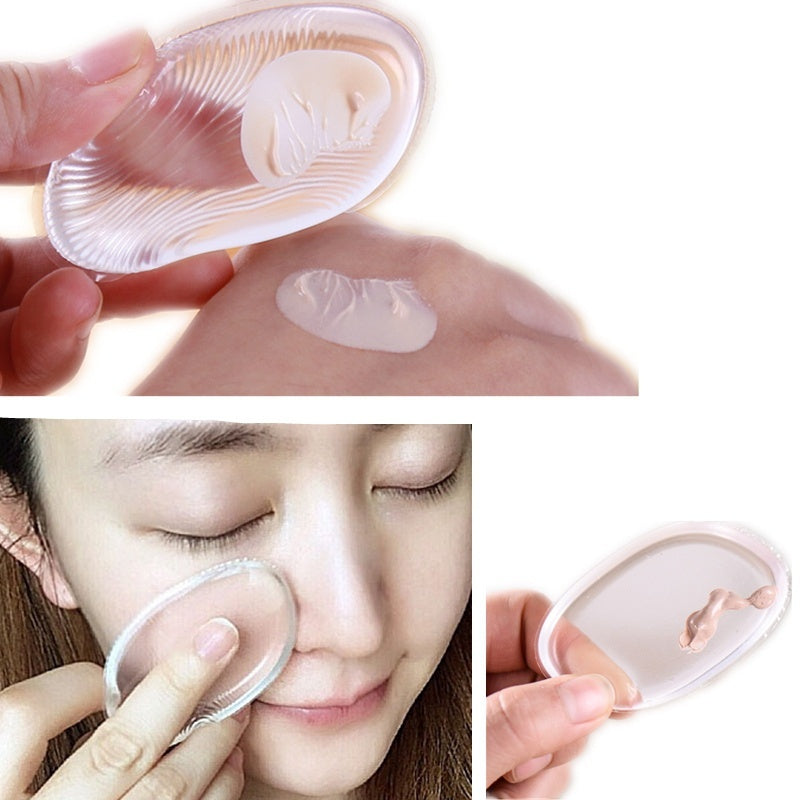 Water Droplets Crystal Silicone Foundation Puff Jelly Cosmetic Puff Do not eat cosmetics
