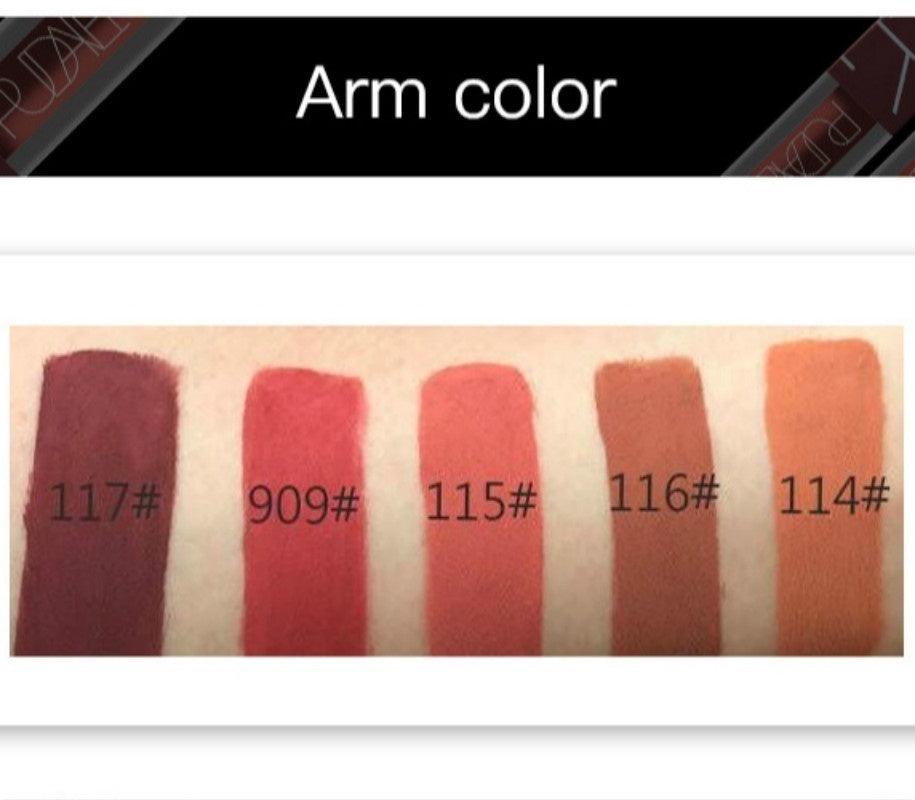 arm colors of matte lip gloss set