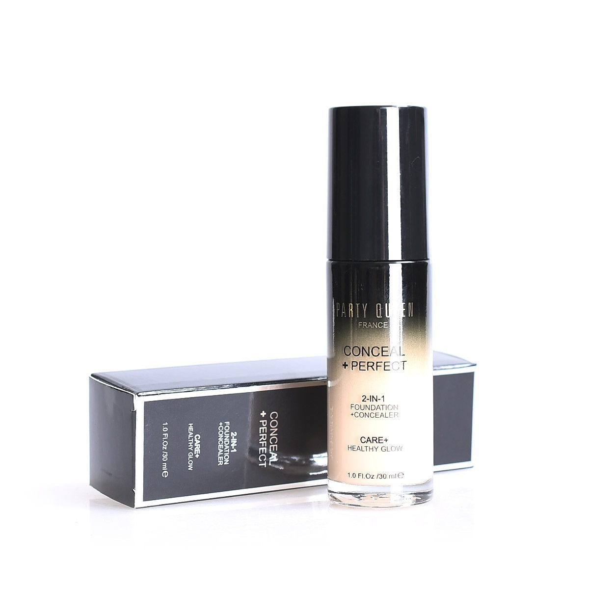 sales package of glow liquid foundation