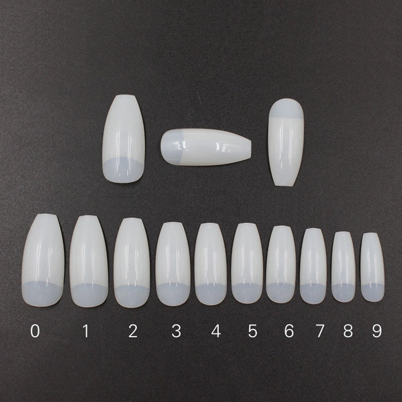 artificial nails full cover long
