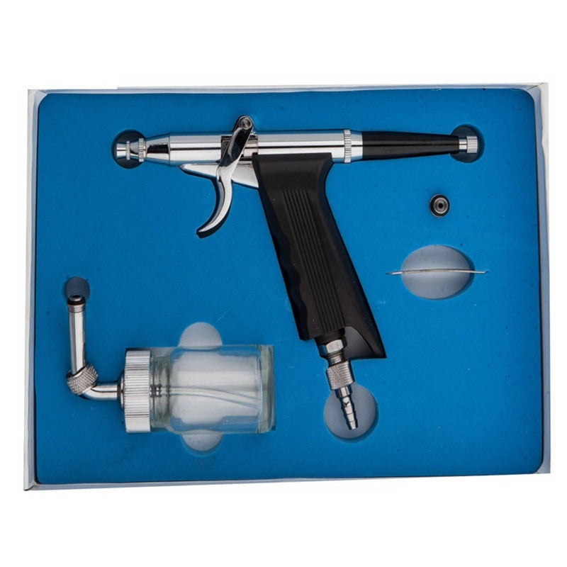 Professional 0.3mm Dual Action Gravity Feed Airbrush Spray Gun Kit Art Painting Air Brush Makeup Set
