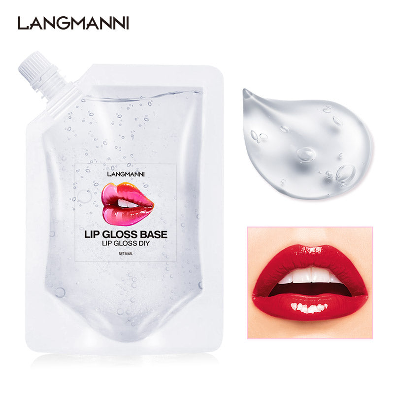 DIY Clear Lip Gloss Base Moisturizing Mirror Effect Non-greasy