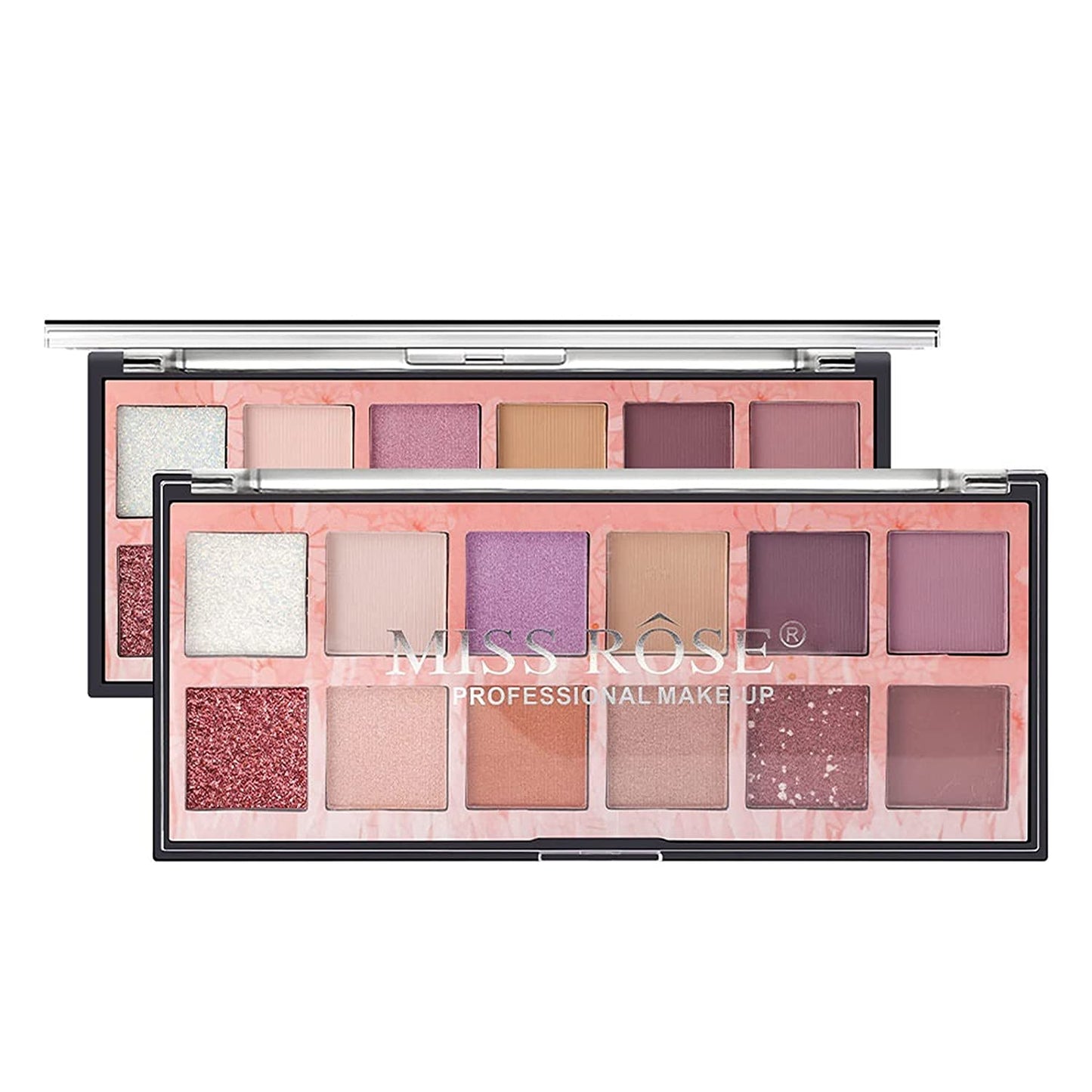 12 Color Waterproof Eye Shadow Palette Natural Shimmer Matte High Pigmented Blendable Smooth Fine Powder Eyeshadow Palette Professional Makeup
