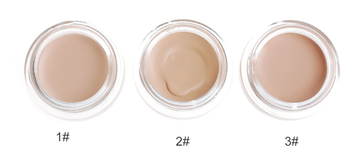 3 colors of mousse foundation