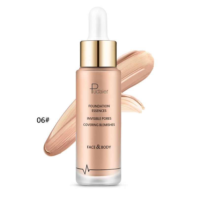 Face and Body Foundation with SPF 35 for Dry Skin Full Coverage Sunscreen Invisible Pores Waterproof Moisturizing Makeup Base
