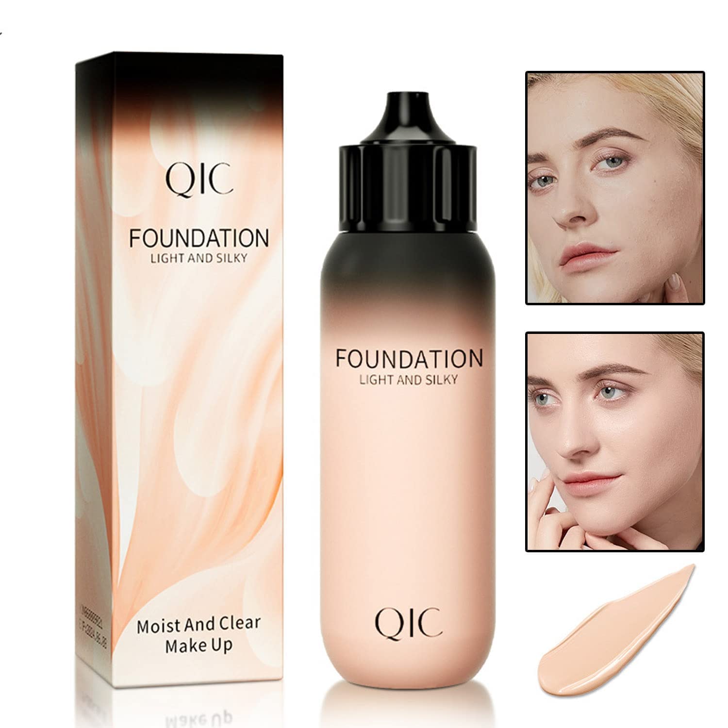 Light and Silky Full Coverage Foundation for Dry Skin