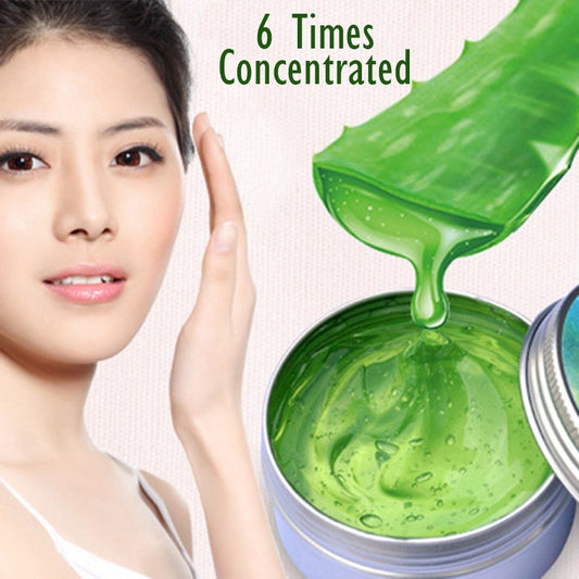 AFY Sextuple Gel Concentrado de Aloe Vera Crema Hidratante Calmante para el Acné Control de Aceite Cremas Faciales Hidratantes Cuidado de la Piel Facial para Piel Seca