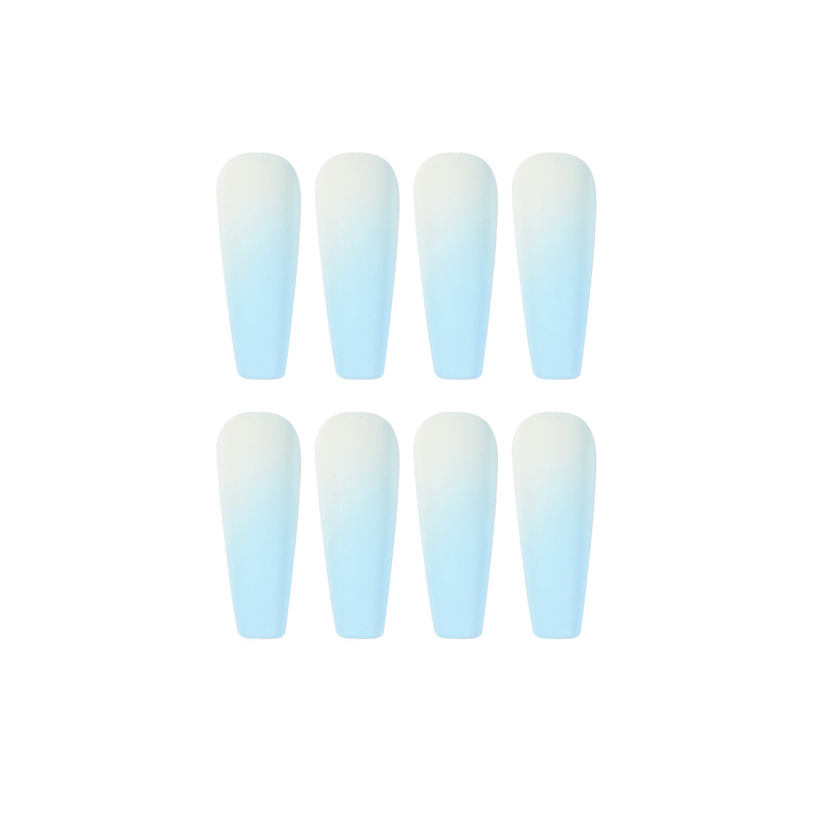blue ombre nails 70305300-2 lying on white background